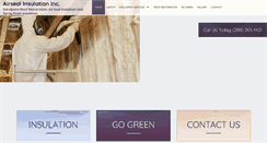 Desktop Screenshot of airsealinsulation.com