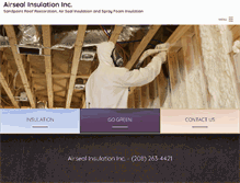 Tablet Screenshot of airsealinsulation.com