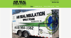 Desktop Screenshot of airsealinsulation.net